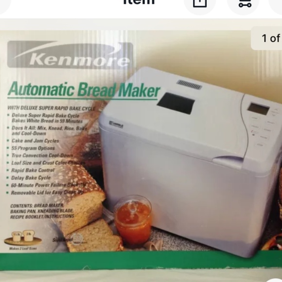 kenmore automatic bread maker manual